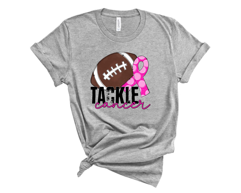 Tackle cancer football - Graphic Tee