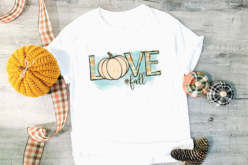 Teal Love Fall - Graphic Tee