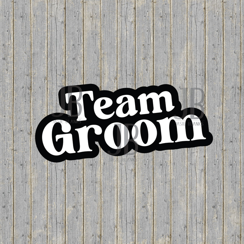 Team Groom Photo Prop