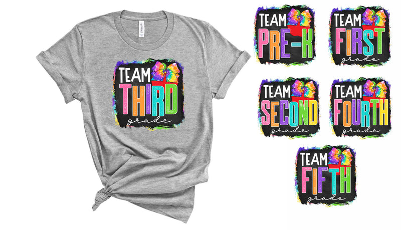 Team (Grade) Tie Dye - Transfer