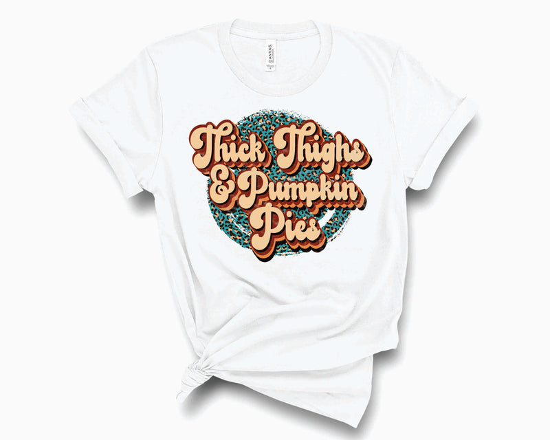 Thick Thighs Blue Leopard- Transfer