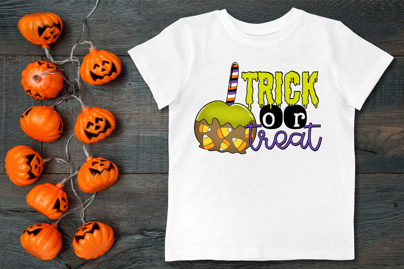 Trick or Treat candy apple  - Transfer