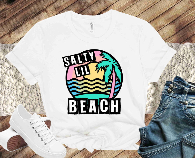 Vintage Salty Lil Beach - Graphic Tee
