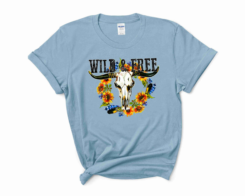 Wild and Free Floral -  Transfer