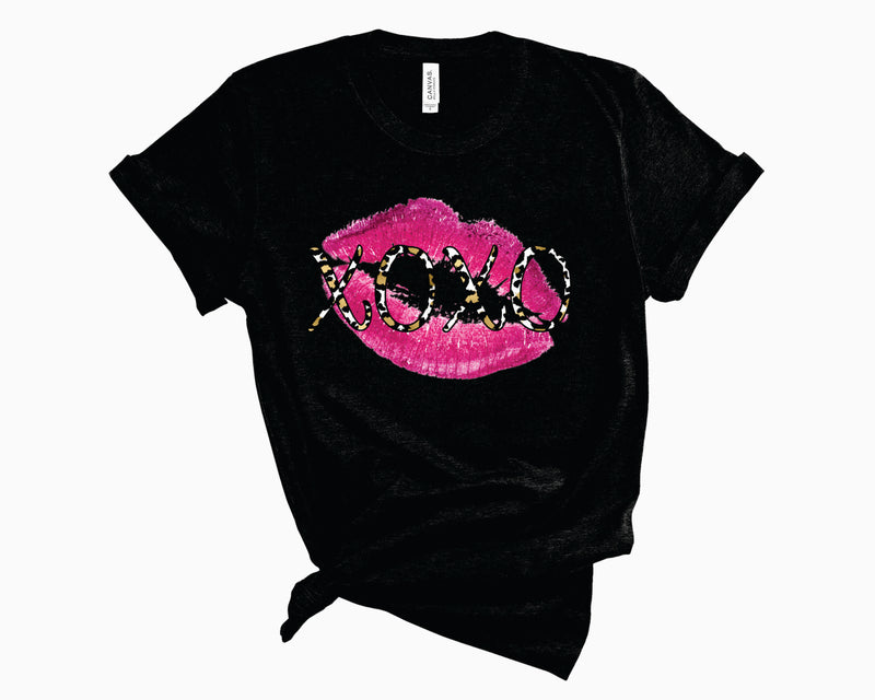 XOXO Leopard Lips- Transfer