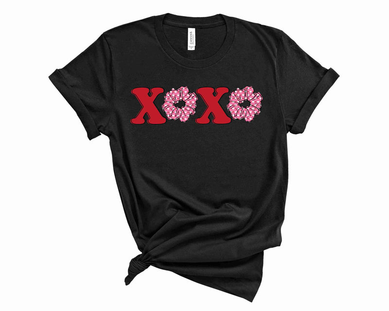 XOXO Scrunchie- Graphic Tee