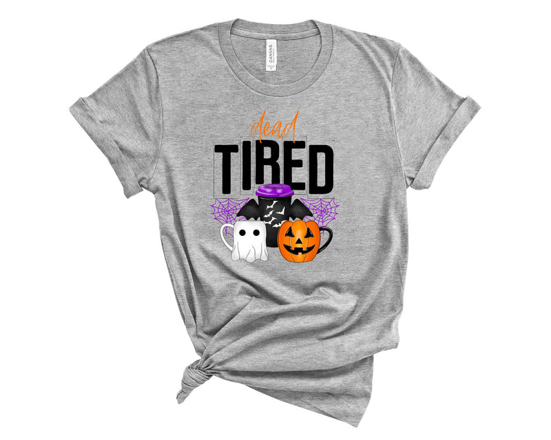 dead tired halloween coffee - Graphic Tee