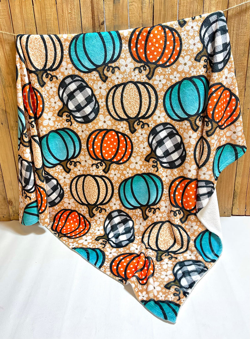 Fall Pumpkin Blanket