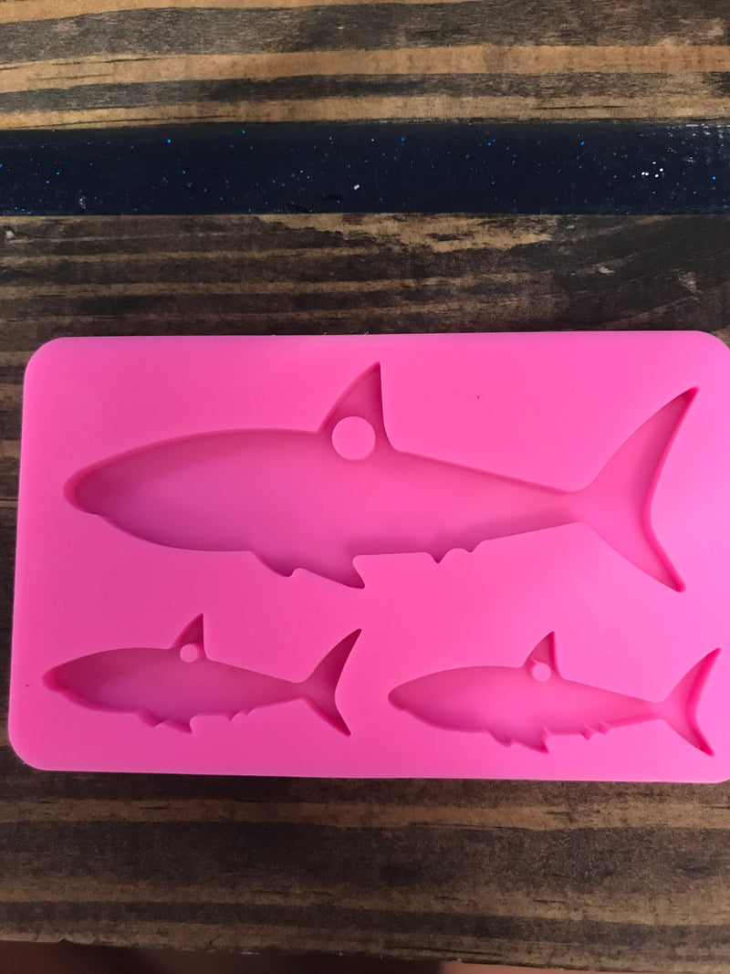 Shark family mold