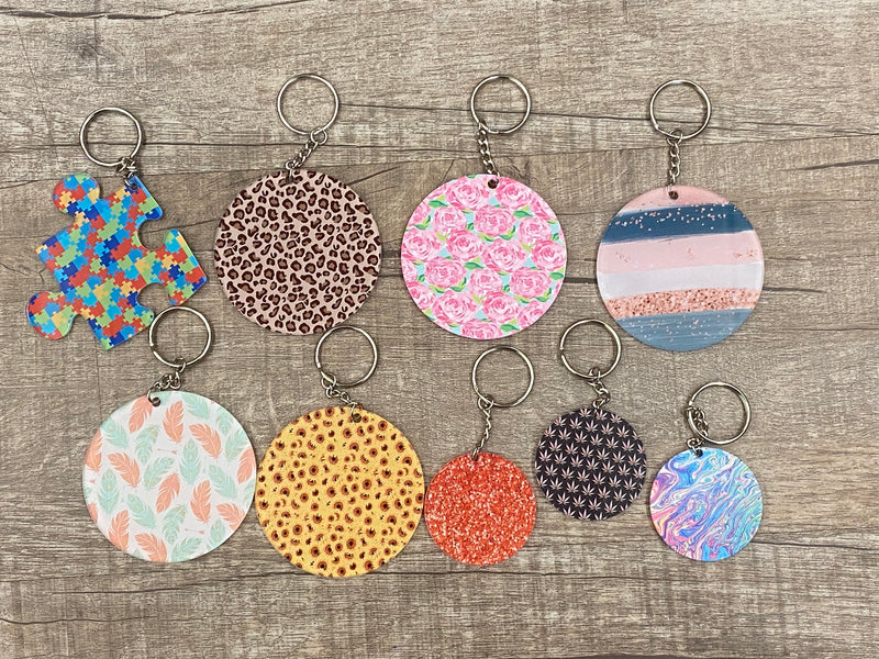 Patterned Keychains-
