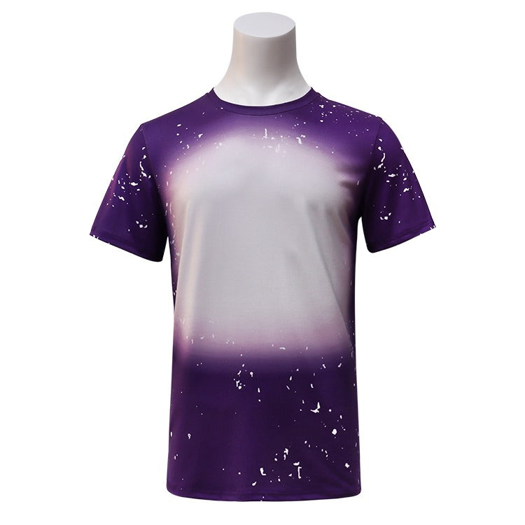 Polyester Bleach T-Shirt - Amethyst