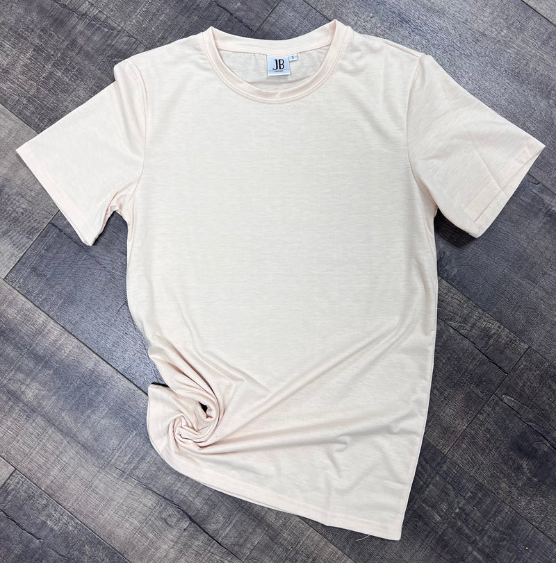Polyester T-Shirt - BEIGE