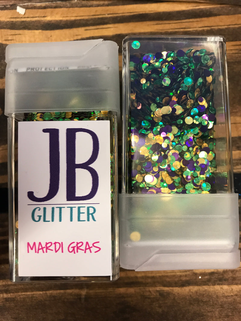 Chunky Glitter - Mardi Gras