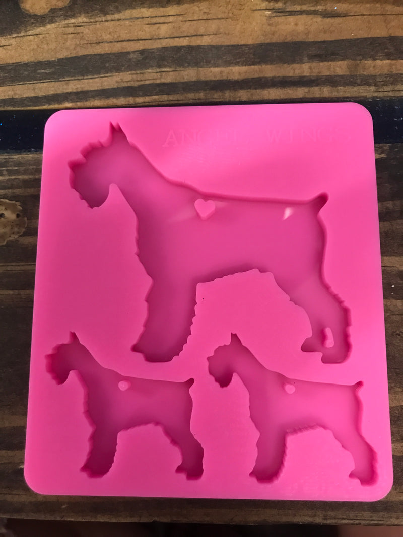 Schnauzer family mold