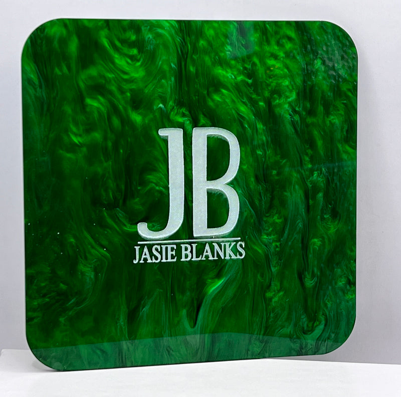 1/8" Green Pearlescent Marble Acrylic Sheet