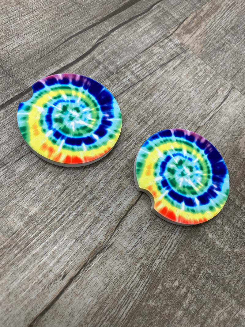 Tie Dye — Car Coasters