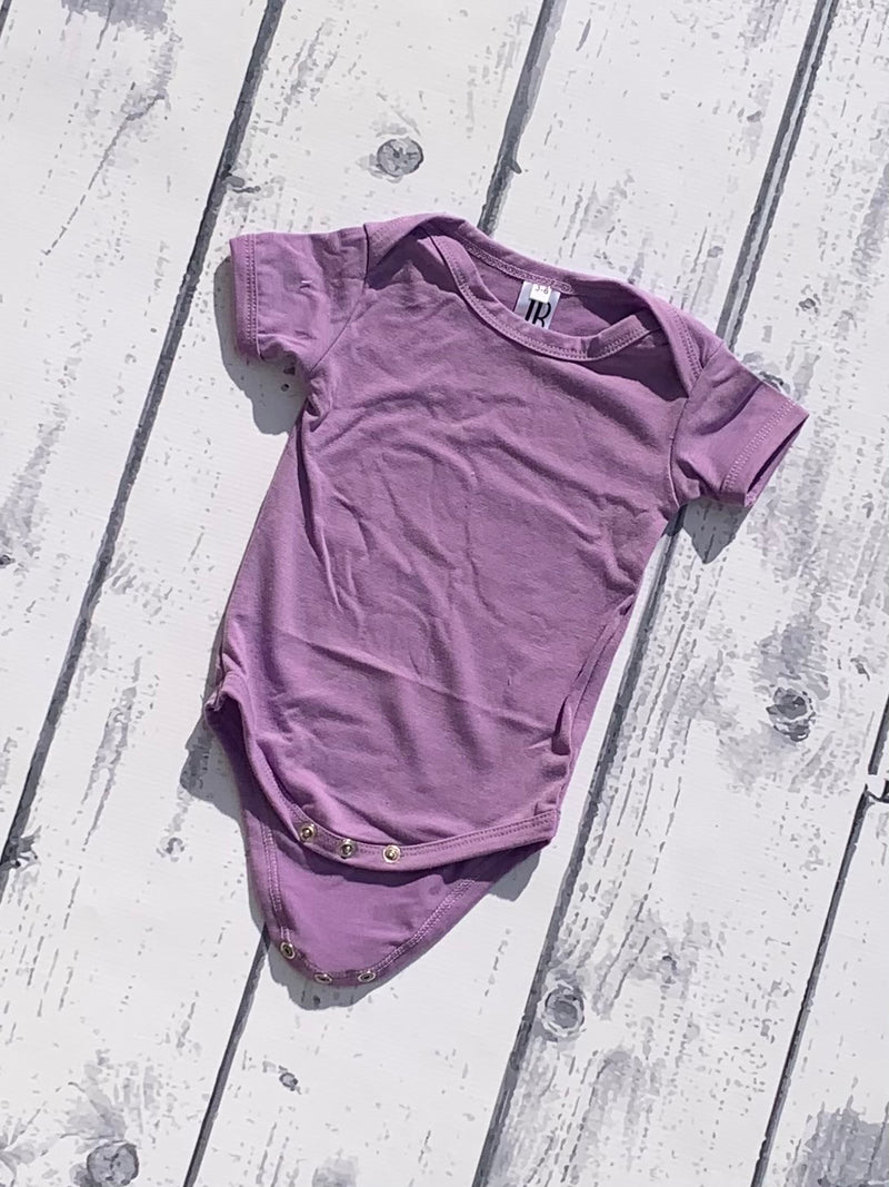 Polyester Infant Bodysuit - Purple