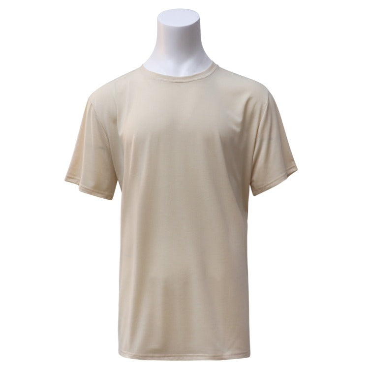 Polyester T-Shirt - BEIGE