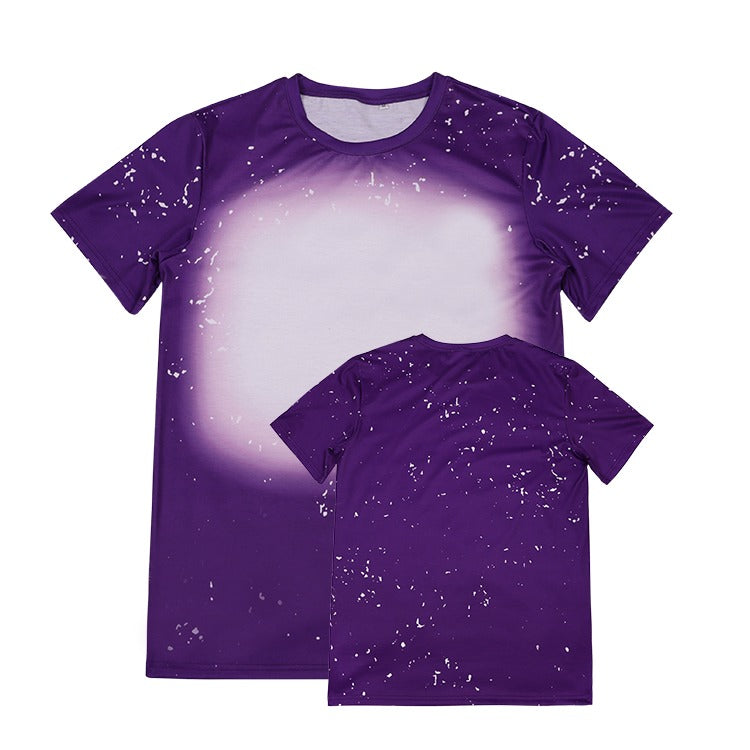 Polyester Bleach T-Shirt - Amethyst