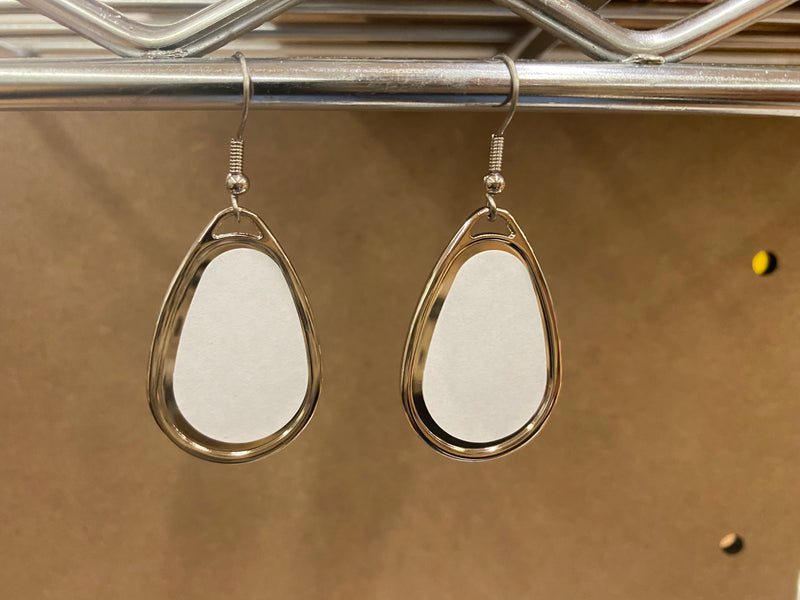 Tear Drop Earrings Sublimation