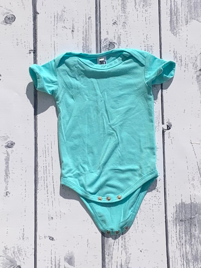 Polyester Infant Bodysuit - Light Blue