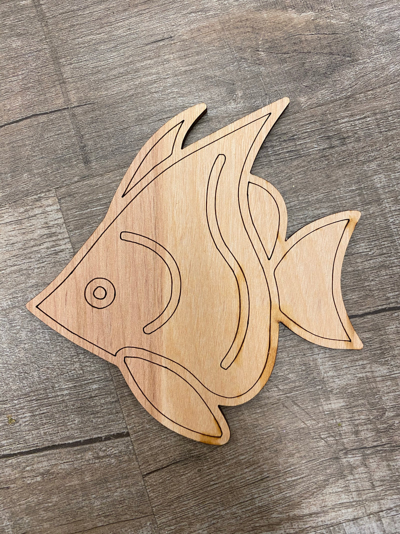 Wood Shape- Fish