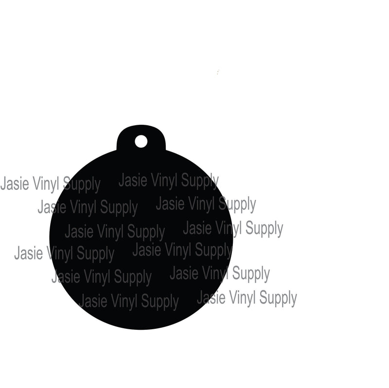 Acrylic-Circle Ornament Keychain