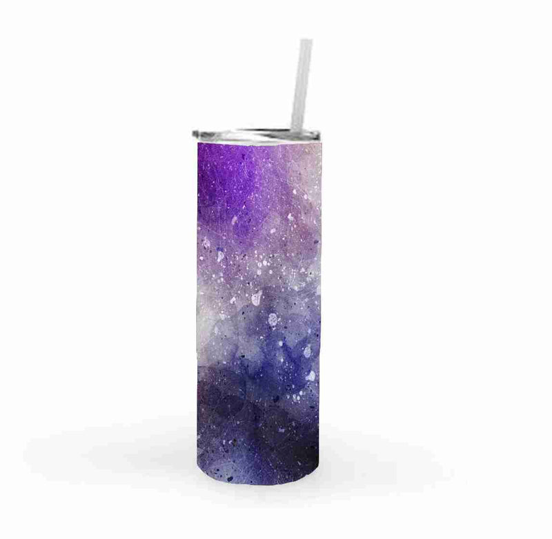 20 Skinny Sublimation Wrap- Purple Galaxy
