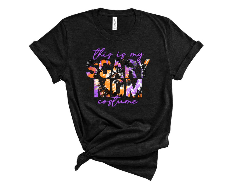 scary mom costume tie dye - Transfer