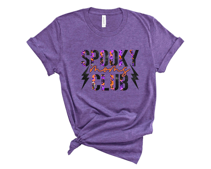 spooky moms club leopard tie dye - Transfer